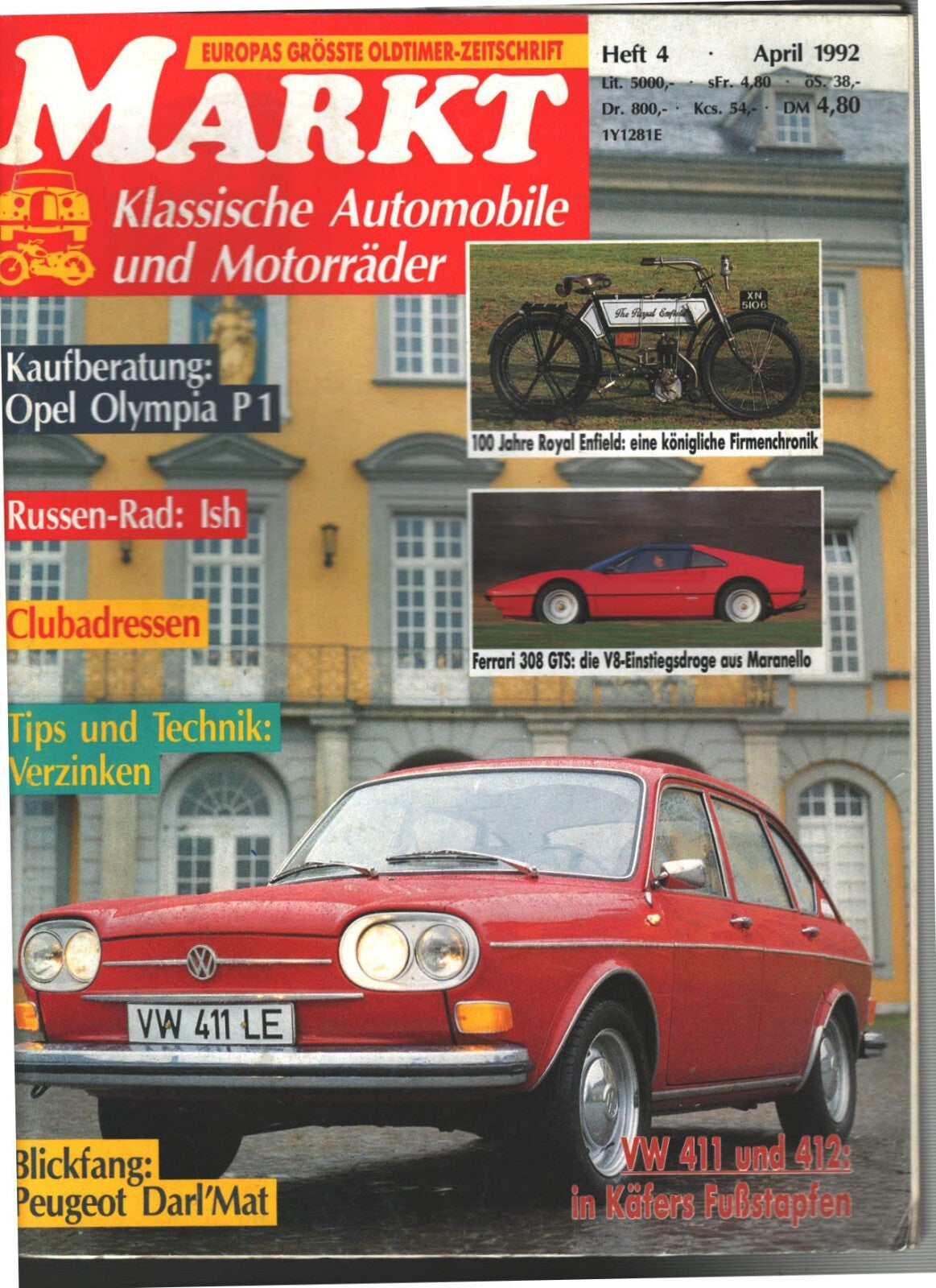Oldtimer Markt Heft 4/1992