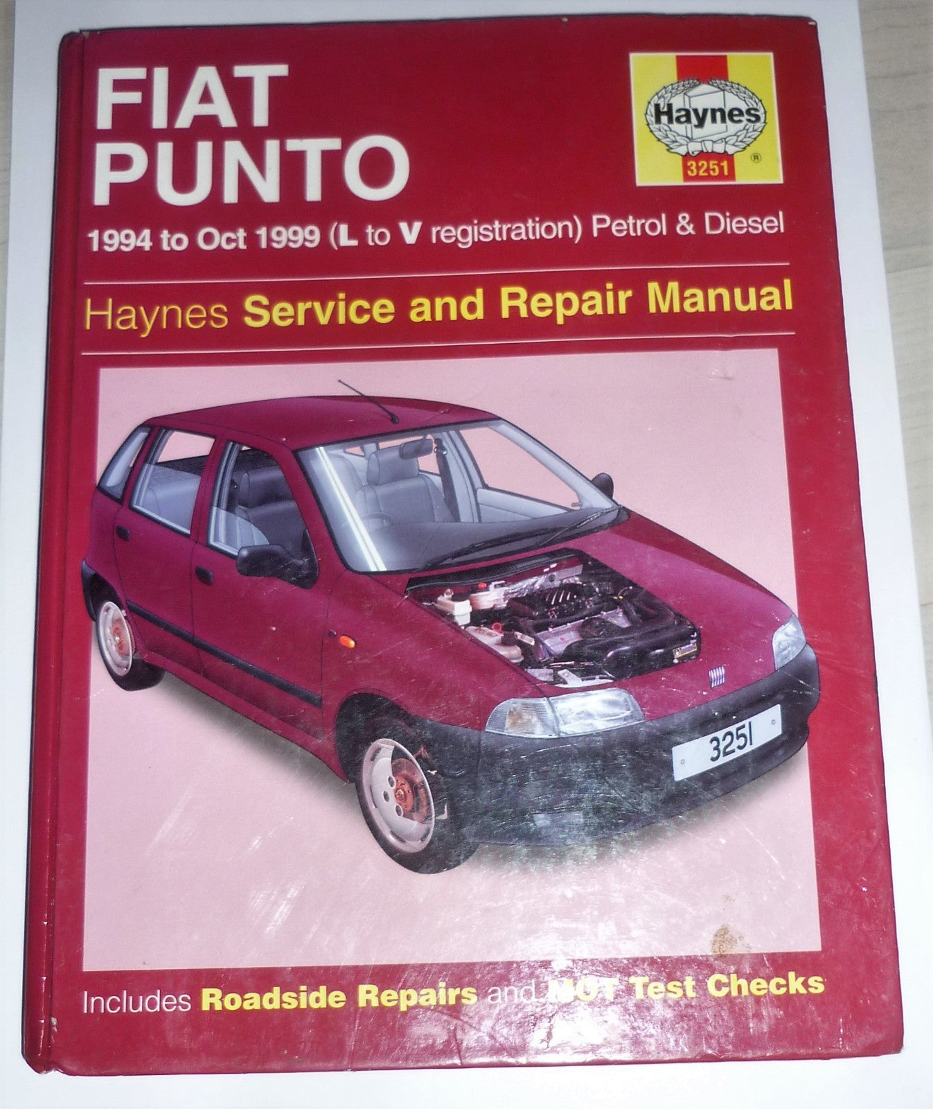 FIAT PUNTO 176 - 1994 - 1999 Manual Reparaturbuch Buch Auflage 1999 Zustand gut