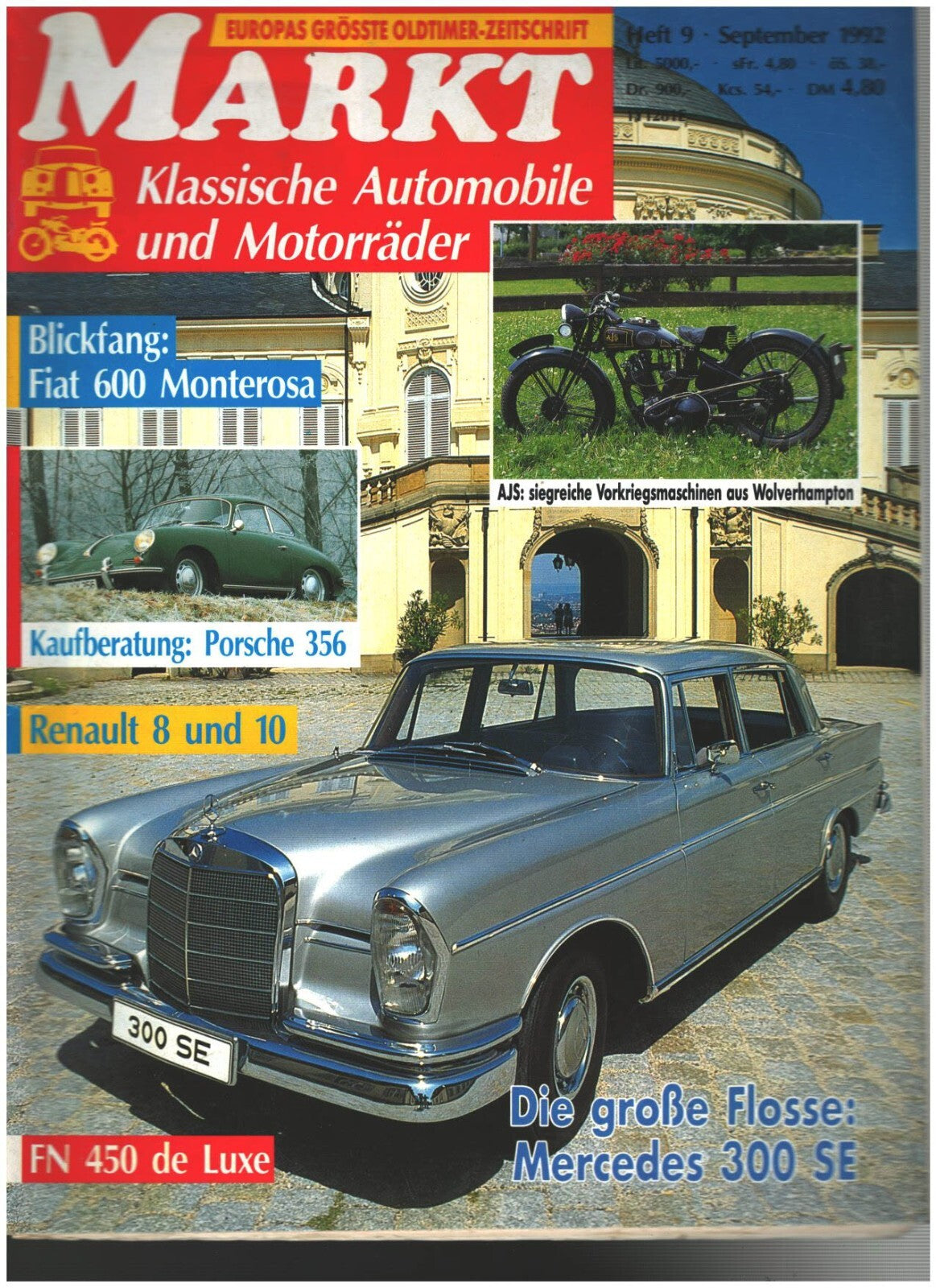 Oldtimer Markt Heft 9/1992