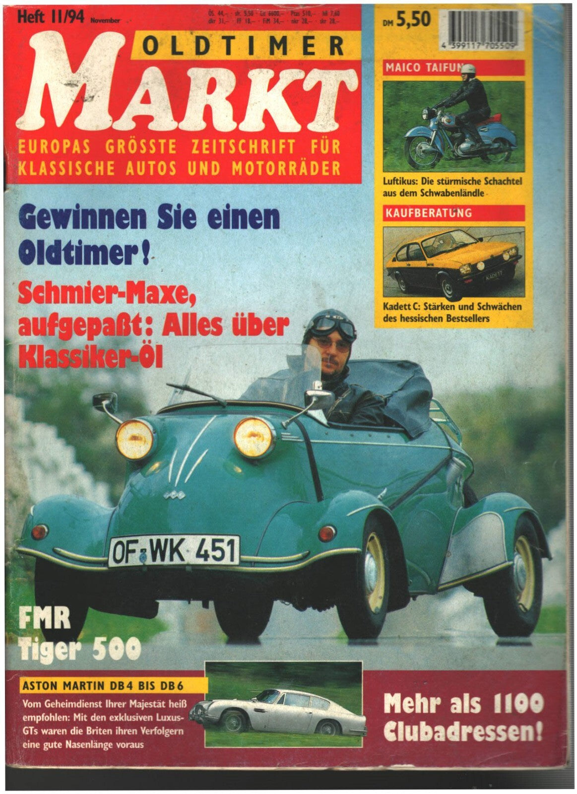 Oldtimer Markt Heft 11/1994