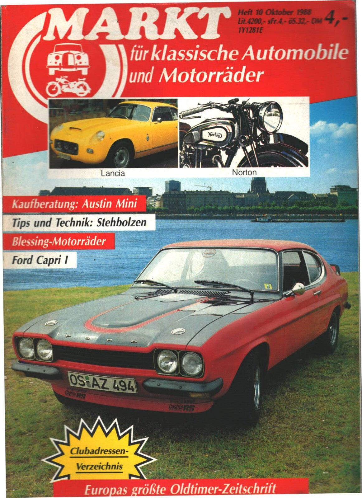 Oldtimer Markt Heft 10/1988