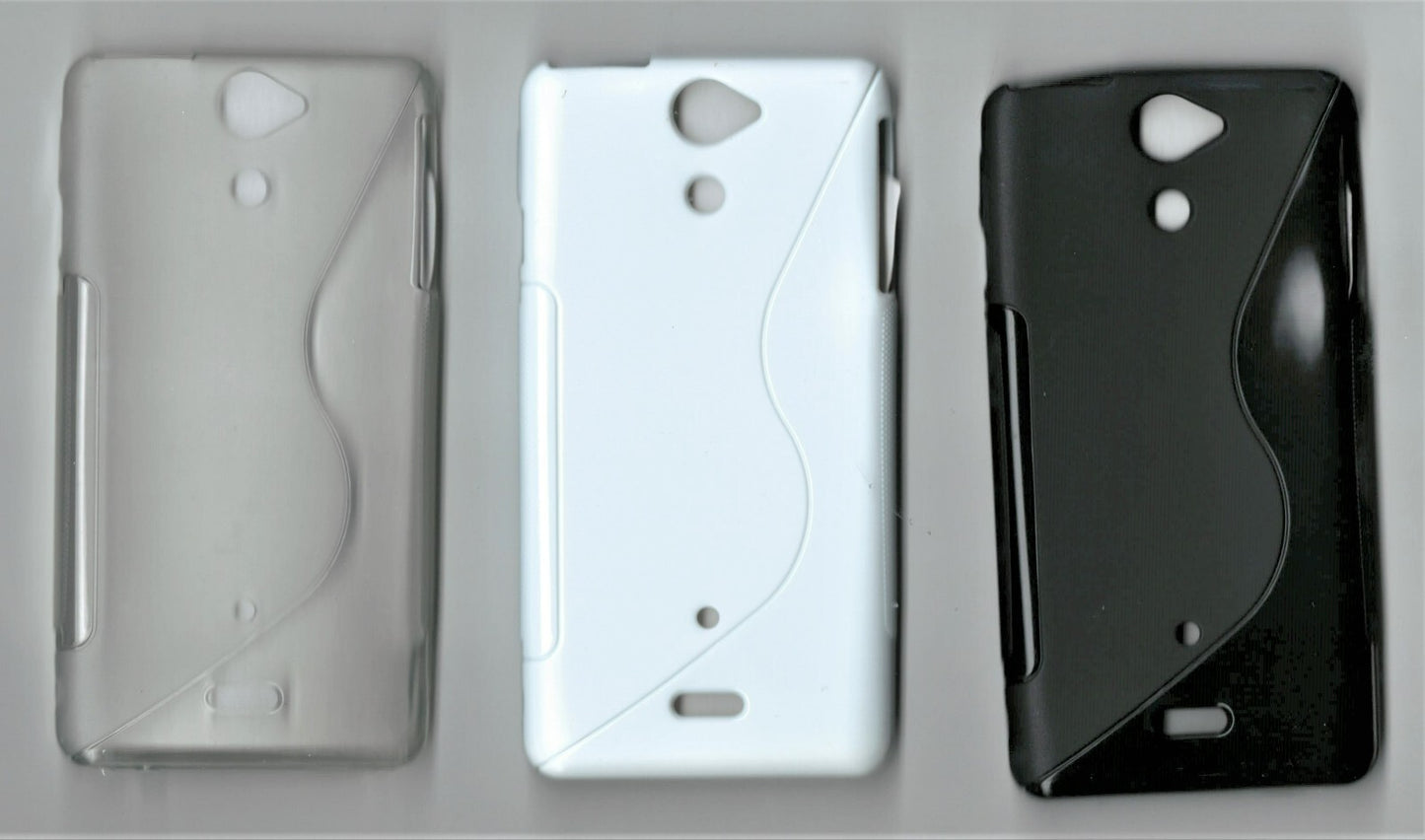 Schutzhülle für Sony xperia V LT 25i TPU Case S-Line Handy Silikon Hülle klar