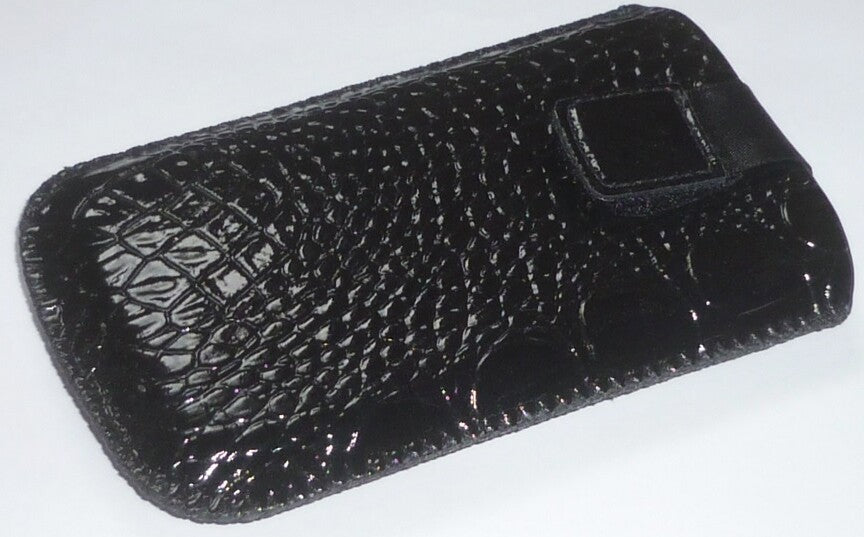 COMMANDER ELEGANCE Croco Etui Tasche Animal Print rot orange grün schwarz Damen
