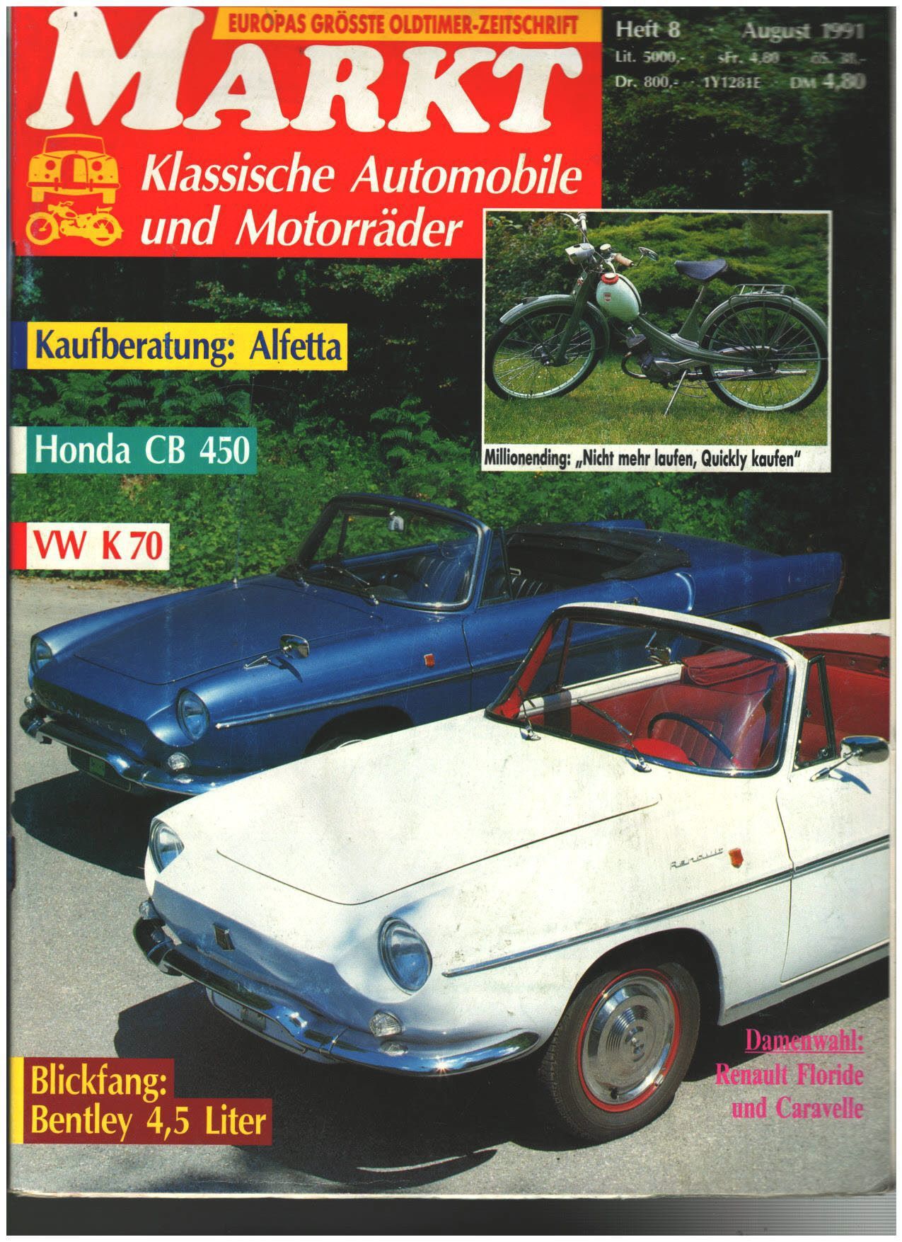 Oldtimer Markt 8 1991