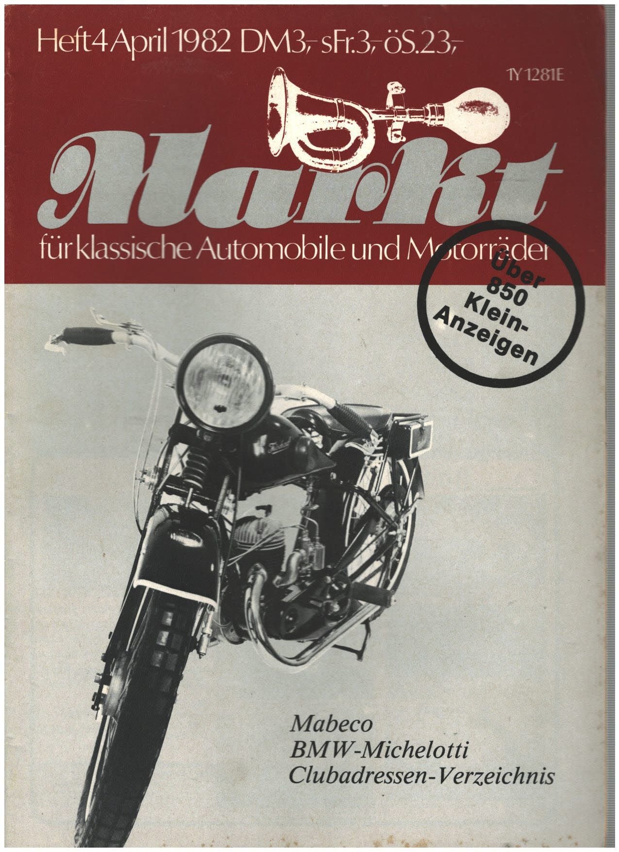 Oldtimer Markt 4 1982