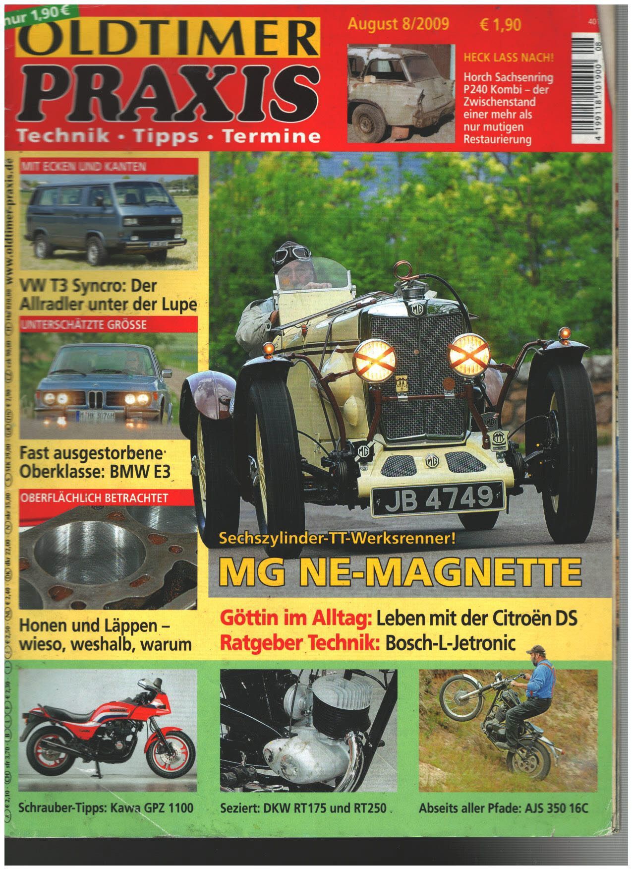 Oldtimer Praxis 8 2009