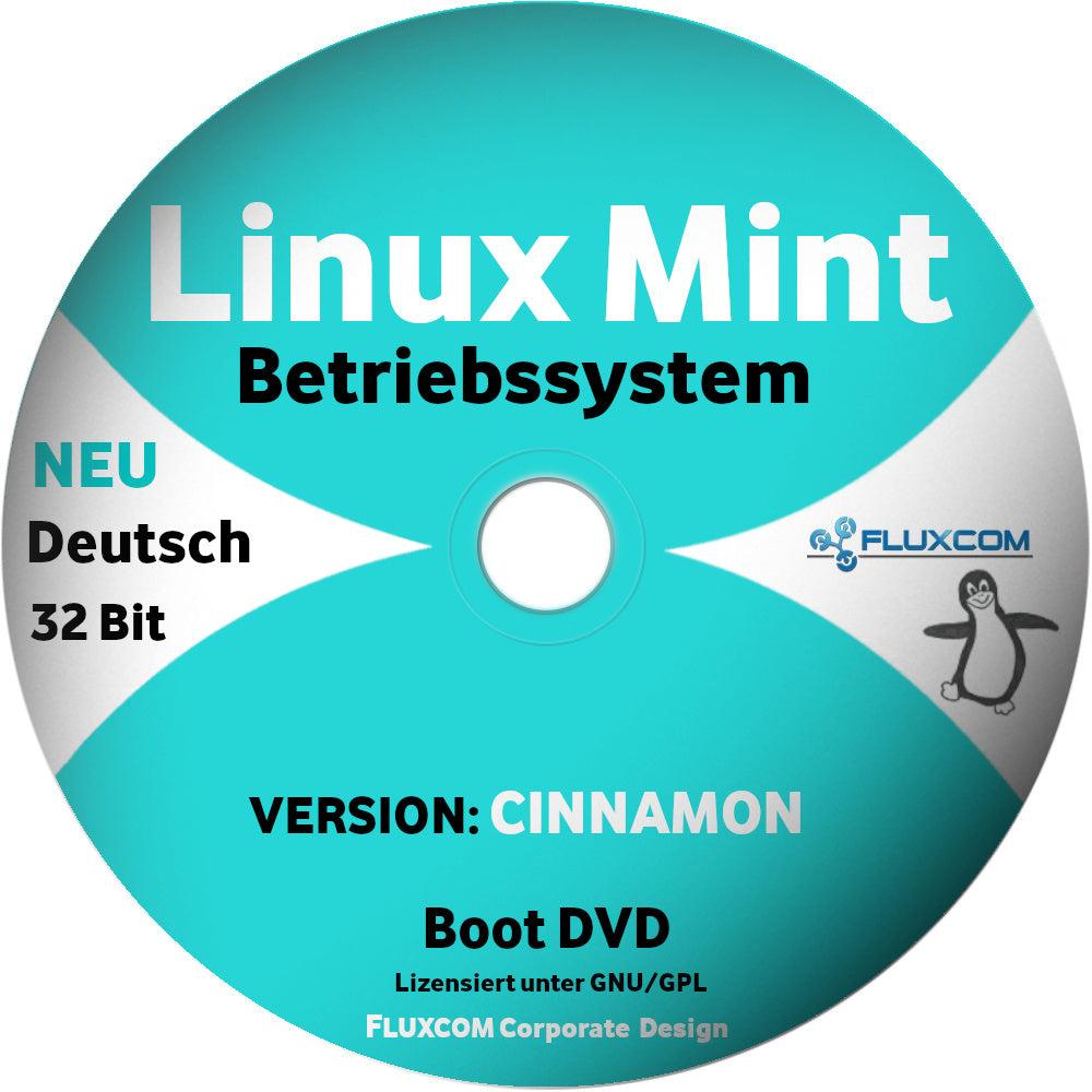 Linux Mint 19.3 Cinnamon, 32 Bit, Betriebssystem CD / DVD