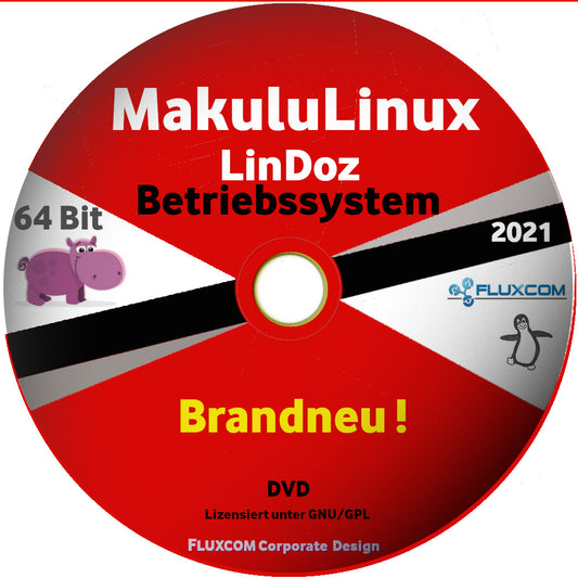 Makulu Linux LinDoz 64 Bit, Live DVD komplettes Betriebssystem,, Live DVD komplett, deutsch [DVD-ROM]