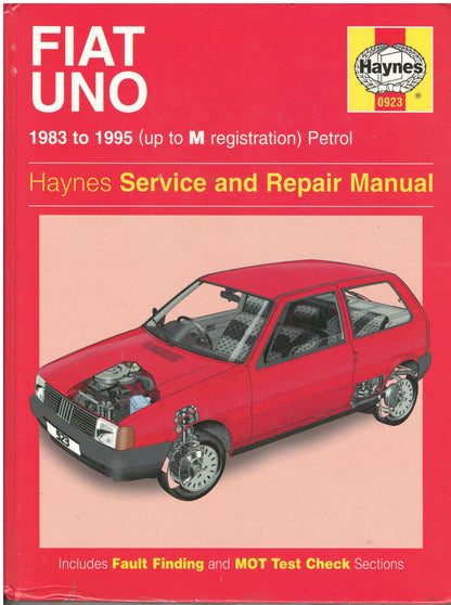 FIAT UNO 1 UNO 2 , 1983 - 1995 Repair Manual Reparaturbuch Buch Oldtimer MK1 MK2