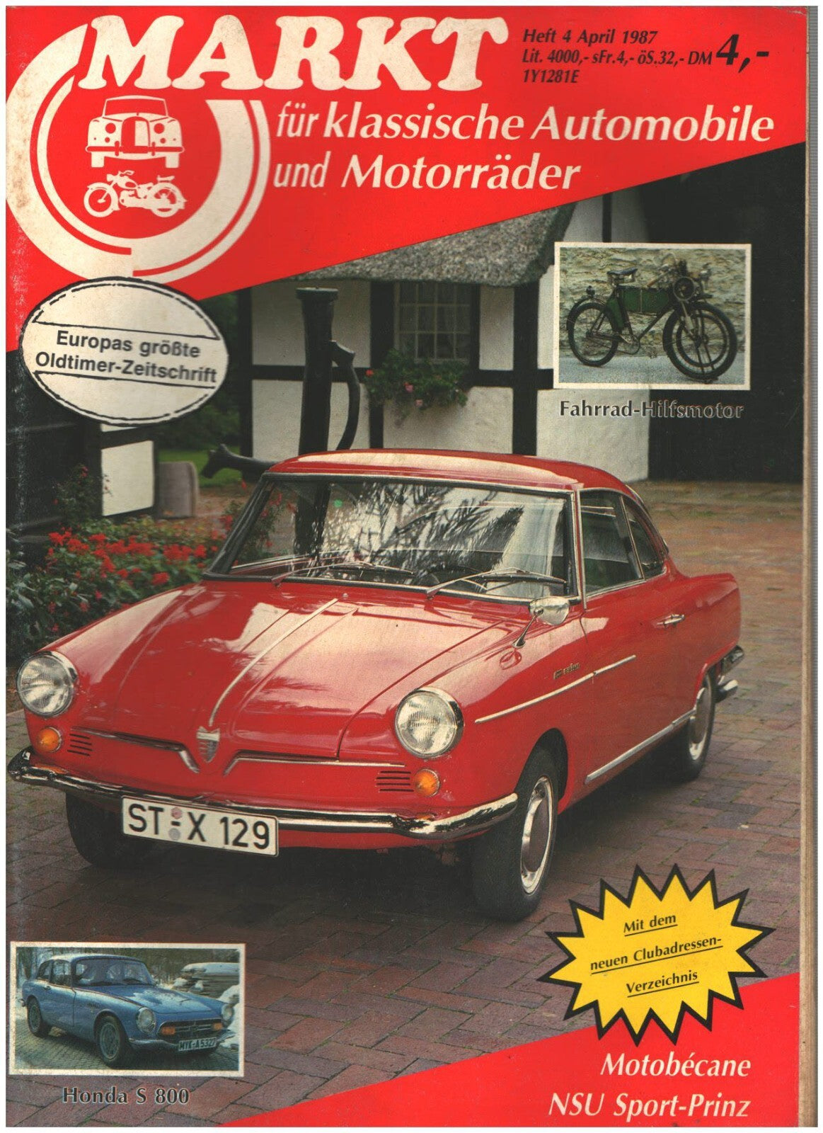 Oldtimer Markt Heft 4/1987