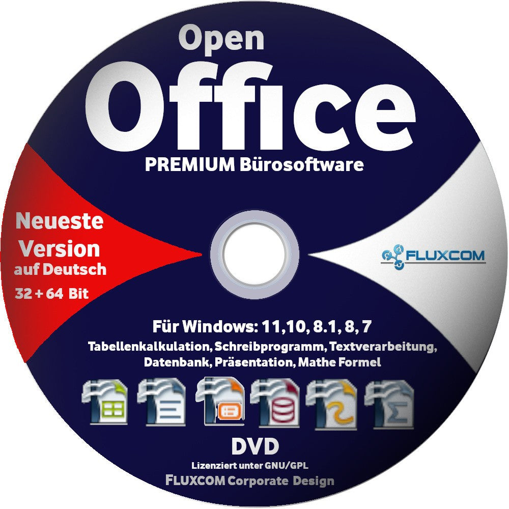 Open Office PREMIUM 2026 für Windows 11,10,8,7 Schreibprogramm​,Textverarbeitung