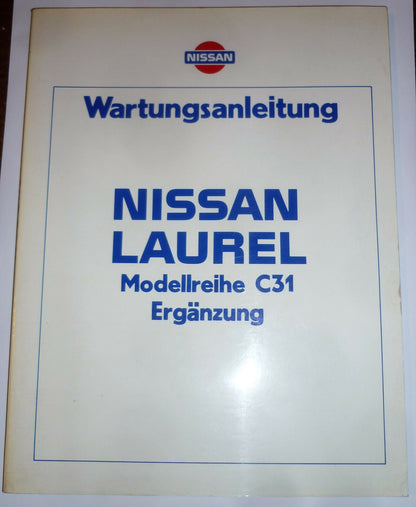 NISSAN Laurel C31 Ergänzung 03-1983 Reparaturanleitung