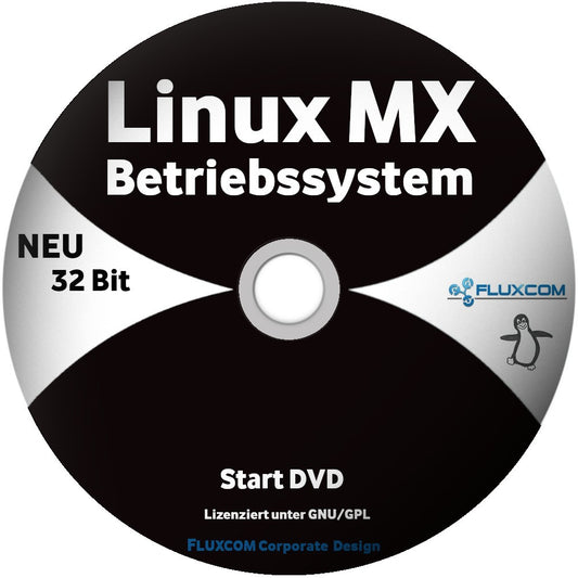 LINUX MX 23.6 DVD, Live-System 32 Bit Betriebssystem, deutsch mit Anleitung