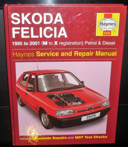 Skoda Felicia 1+ 2  1.3 MPI 1.6 Repair Manual Reparaturbuch Buch Ausgabe 2002/03