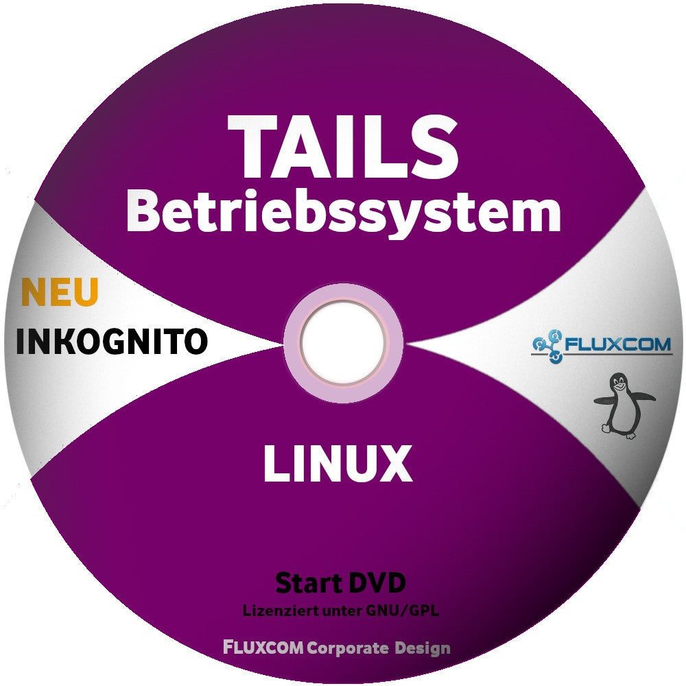 Linux TAILS 2026,  64 Bit Live - Install DVD  Betriebssystem deutsch