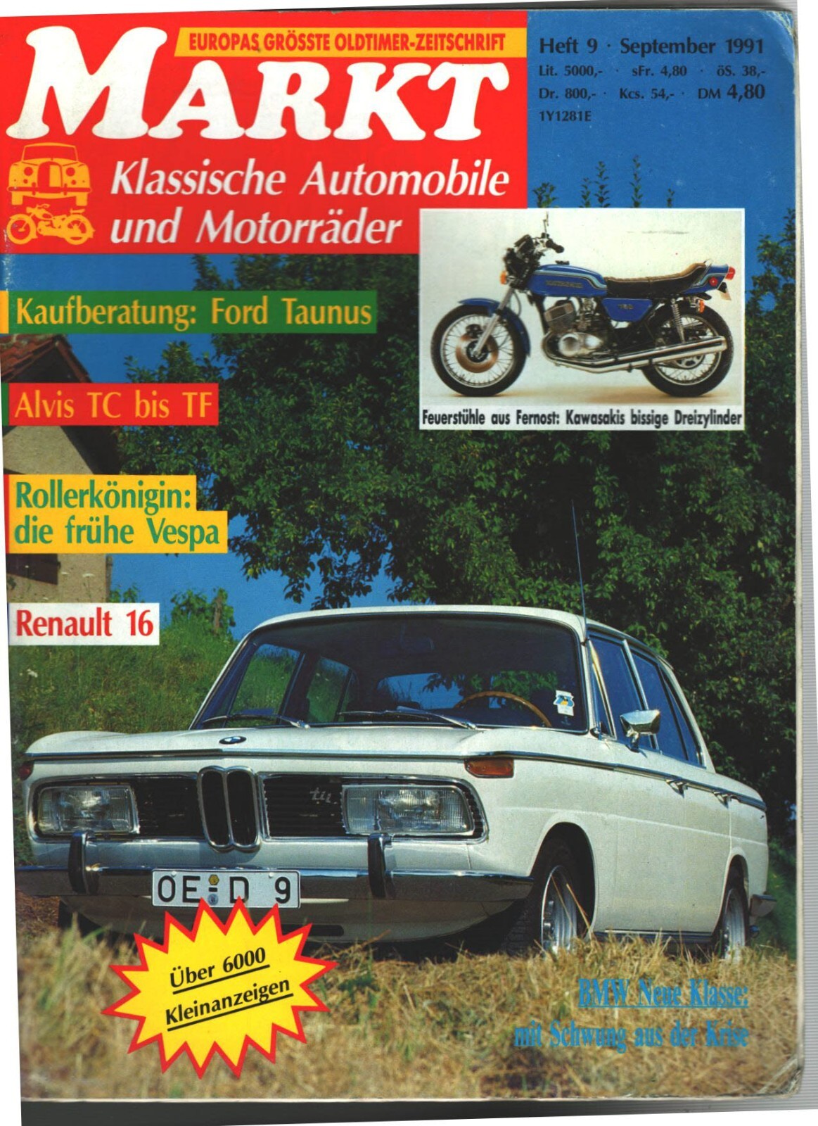 Oldtimer Markt Heft 9/1991
