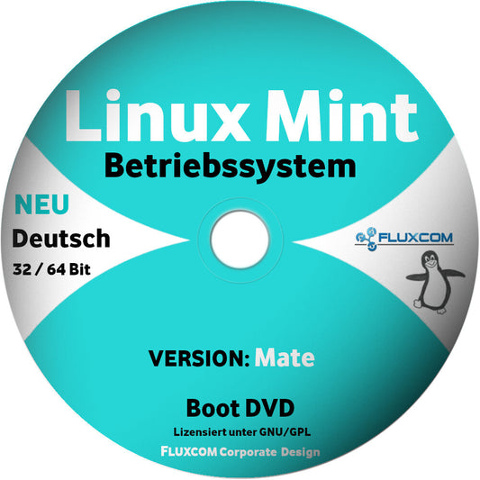 Linux Mint 19.3 MATE, 32 / 64 Bit, Komplettes Betriebssystem auf CD/DVD