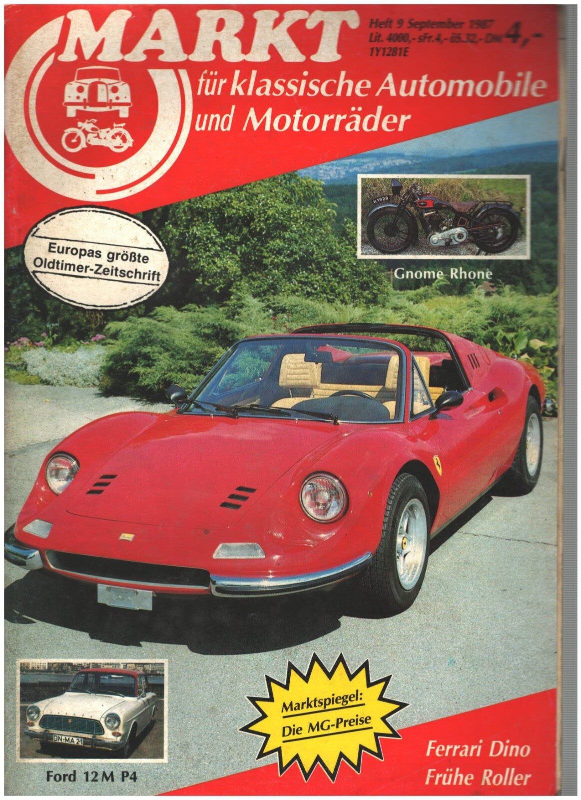 Oldtimer Markt Heft 9/1987