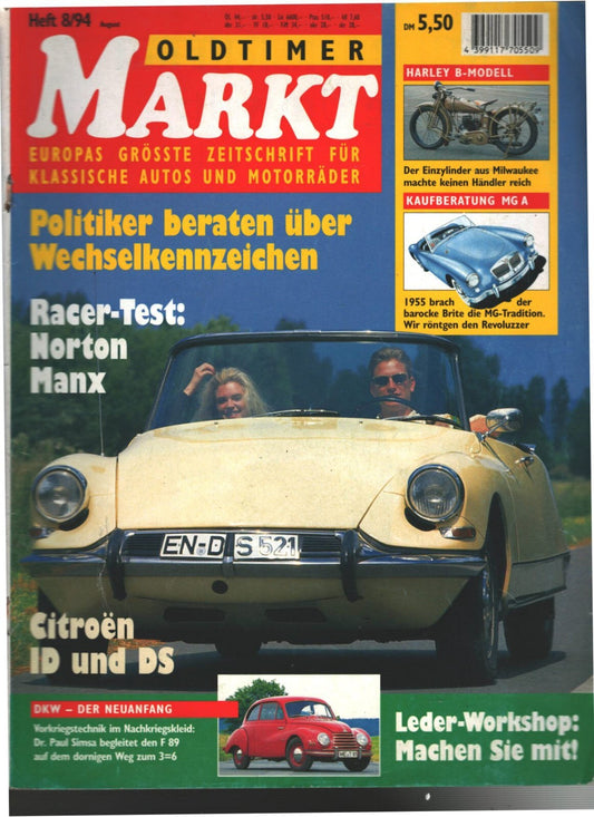 Oldtimer Markt Heft 8/1994
