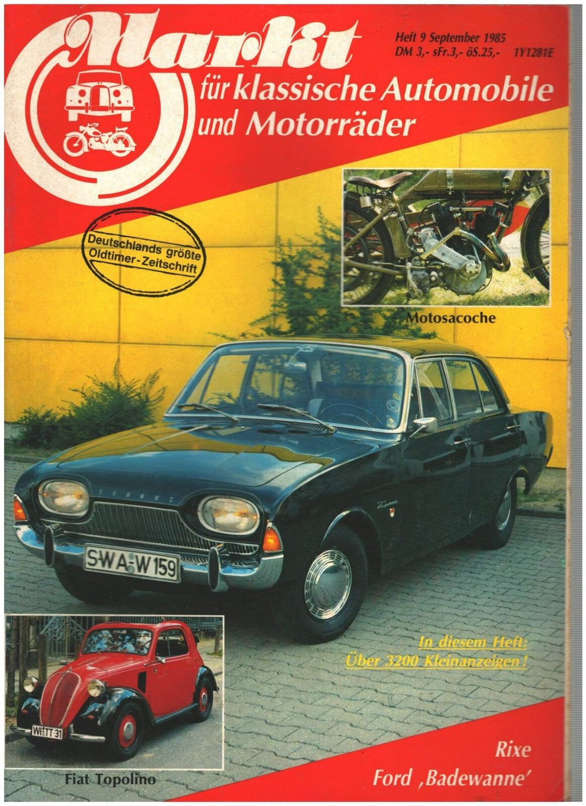 Oldtimer Markt Heft 9 - 1985