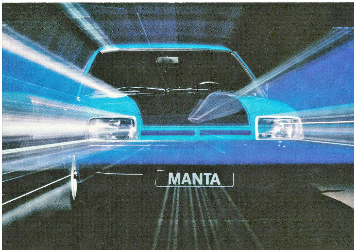 Opel Manta B Prospekt original, 16 Seiten deutsch, Coupe, Oldtimer, 09- 1975