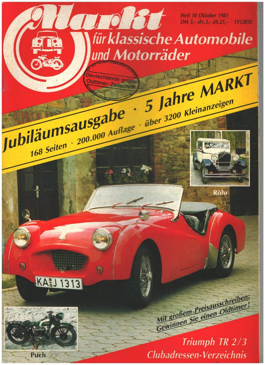 Oldtimer Markt Heft 10 - 1985