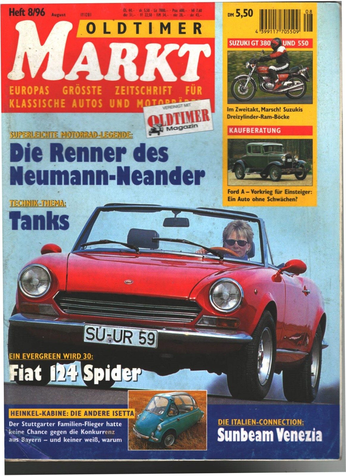 Oldtimer Markt Heft 8/1996