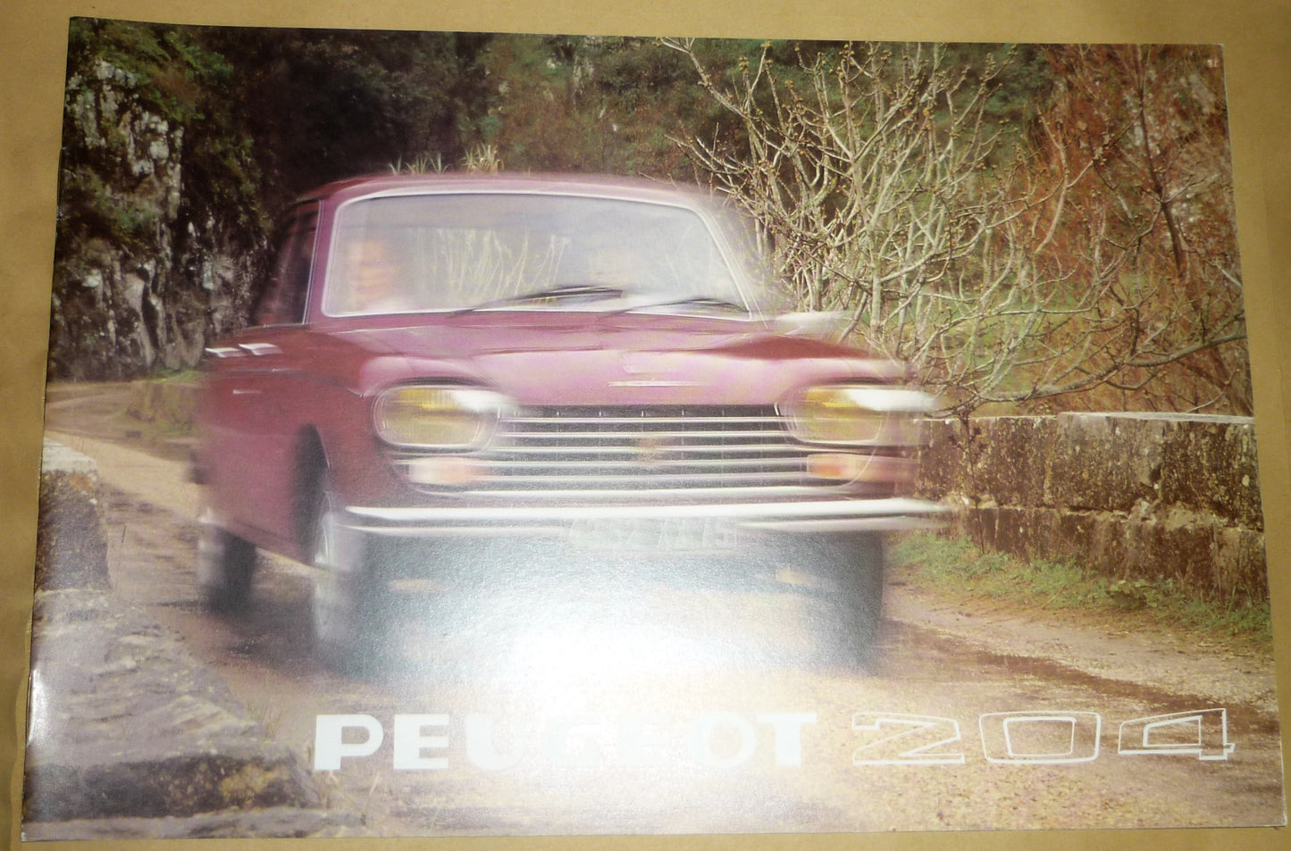 Peugeot Prospekt Peugeot 204, 1973,(1965-1976), 12 Seiten, Original Neuwertig