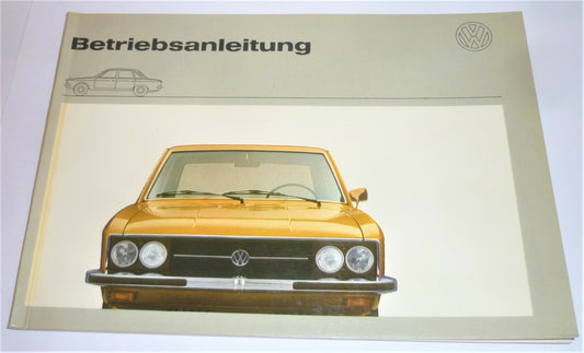 Volkswagen VW K70 Betriebsanleitung Ausgabe 08. 1972 Zustand TOP Oldtimer