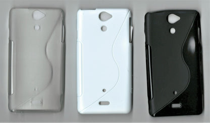 Schutzhülle für Sony xperia V LT 25i TPU Case S-Line Handy  Silikon Hülle  klar