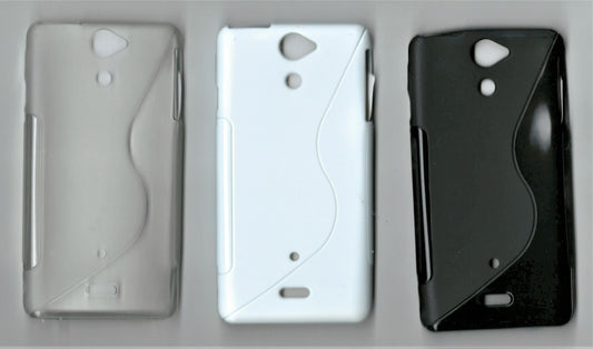Schutzhülle für Sony xperia V LT 25i TPU Case S-Line Handy  Silikon Hülle  klar