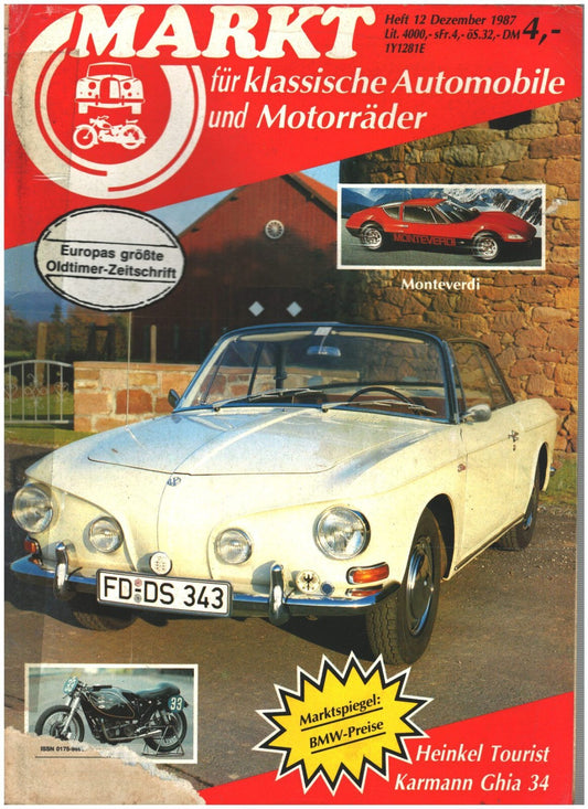 Oldtimer Markt Heft 12/1987