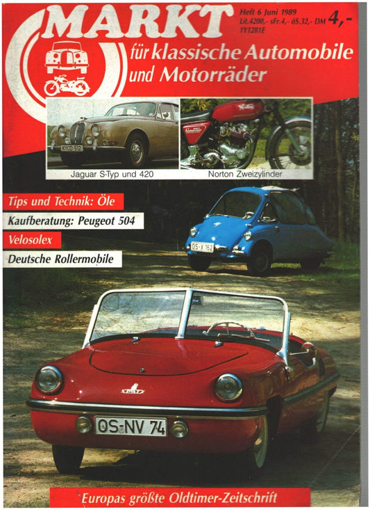 Oldtimer Markt Heft 6/1989