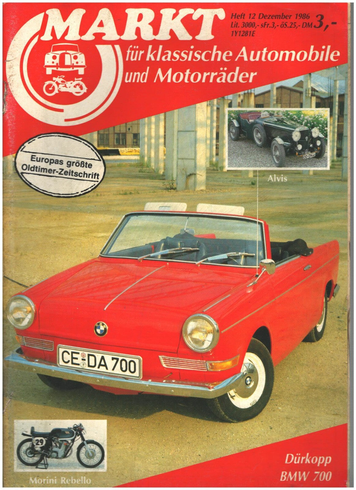 Oldtimer Markt Heft 12/1986