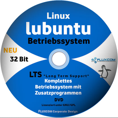 Lubuntu 18.04.5 LTS 32bit DVD Linux Betriebssystem auch für alte Computer
