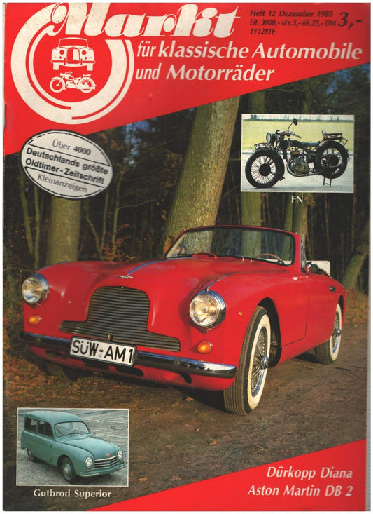 Oldtimer Markt Heft 12 - 1985