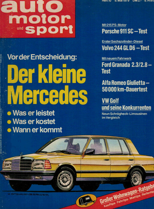 Auto Motor und Sport Heft 10 - 09-05-1979 Porsche, Mercedes, Honda Prelude I SN