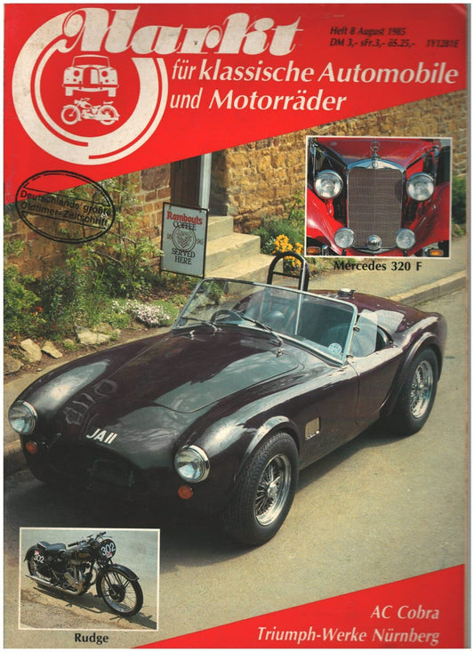 Oldtimer Markt Heft 8 - 1985