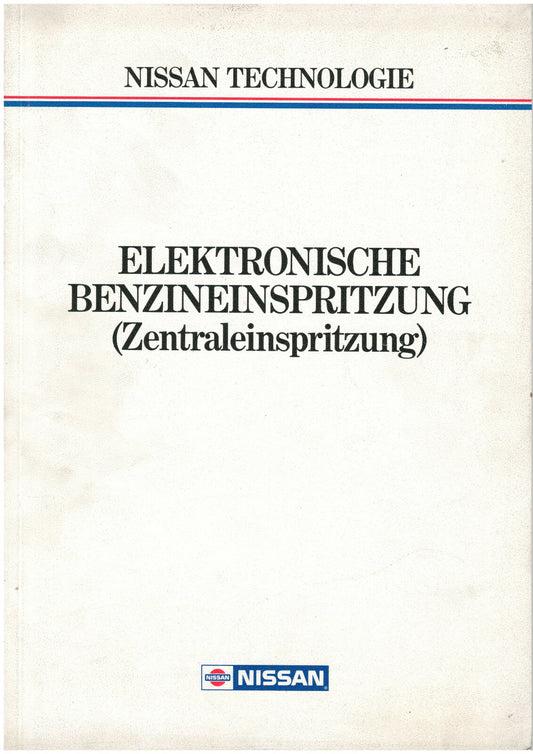 NISSAN Lehrgang Elektronische Benzineinspritzung von 1991