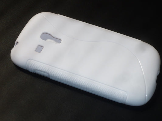 Samsung Galaxy S3 Mini i8190 Tasche Case Handy Cover Schutz Hülle Etui weiss