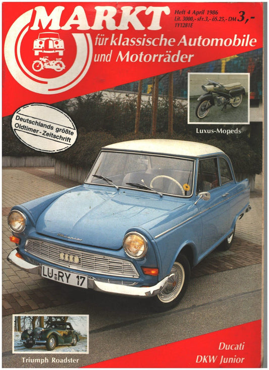 Oldtimer Markt Heft 4/1986