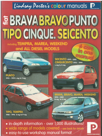 iat Brava, Bravo, Cinquecento, Marea, Punto, Seicento,Tipo Manual Lindsay Porter