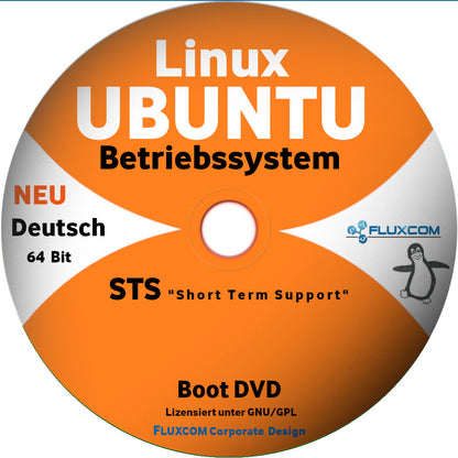 🔥 Ubuntu 25.10 STS DVD Linux Betriebssystem in Deutsch 64 Bit / 17.04 32Bit