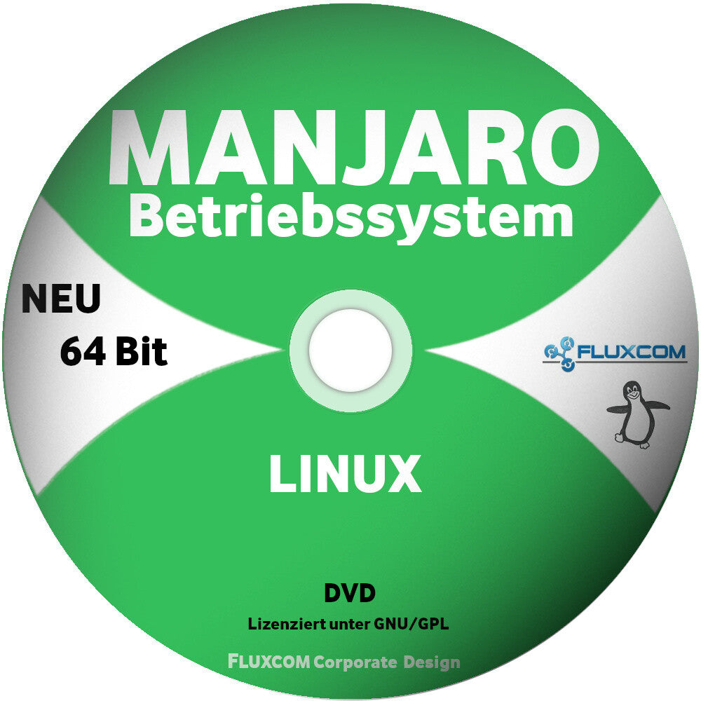 Manjaro 21.2.4 64 Bit DVD, Linux Betriebssystem GNOME KDE Xfce