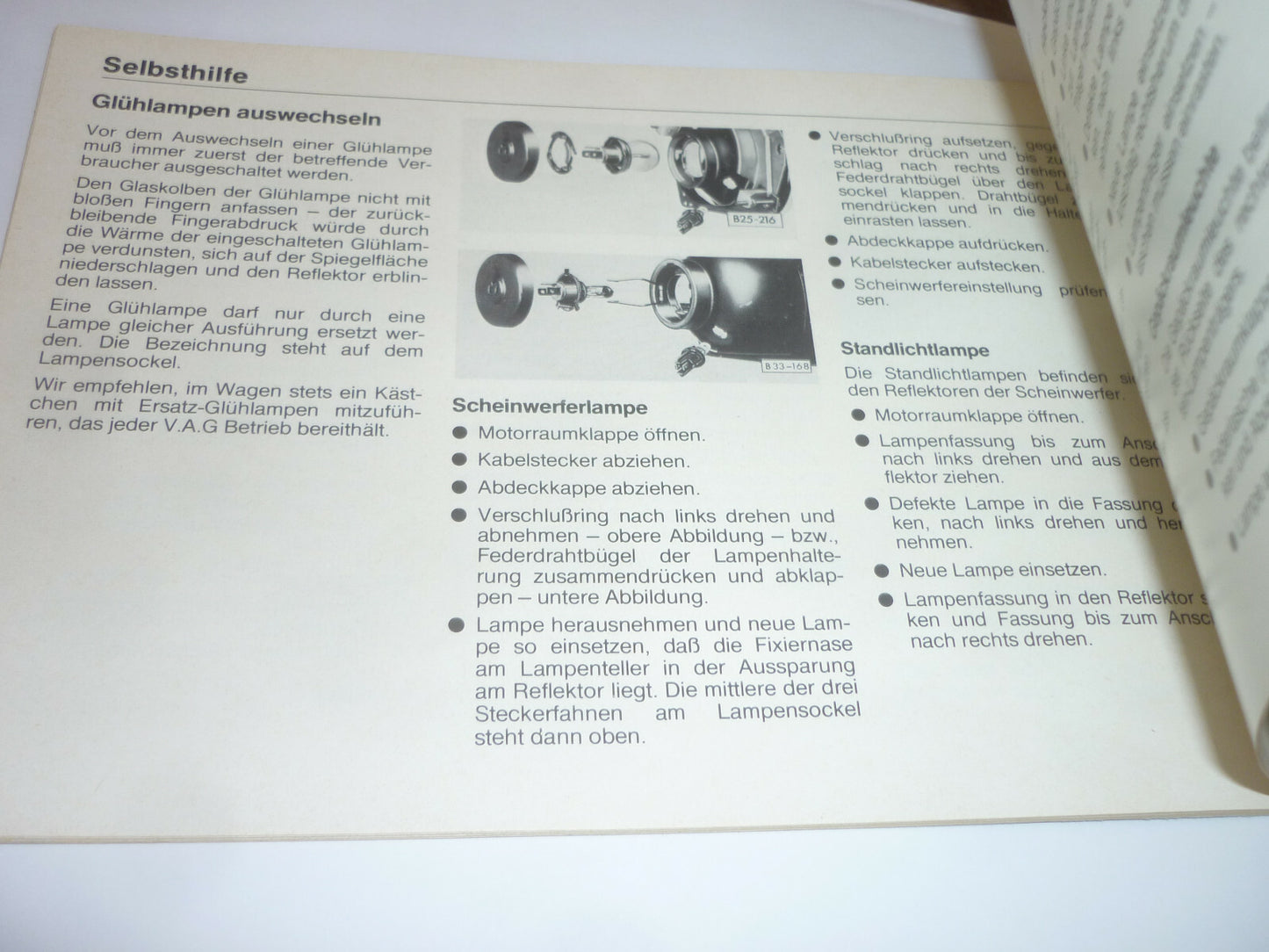 Volkswagen VW DERBY Betriebsanleitung Ausgabe 11. 1981 - Zustand sehr gut 