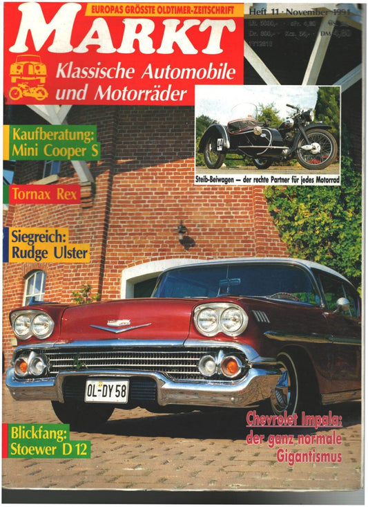 Oldtimer Markt Heft 11/1991