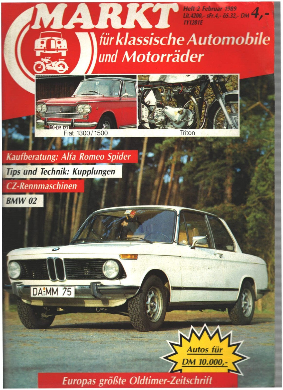 Oldtimer Markt Heft 2/1989
