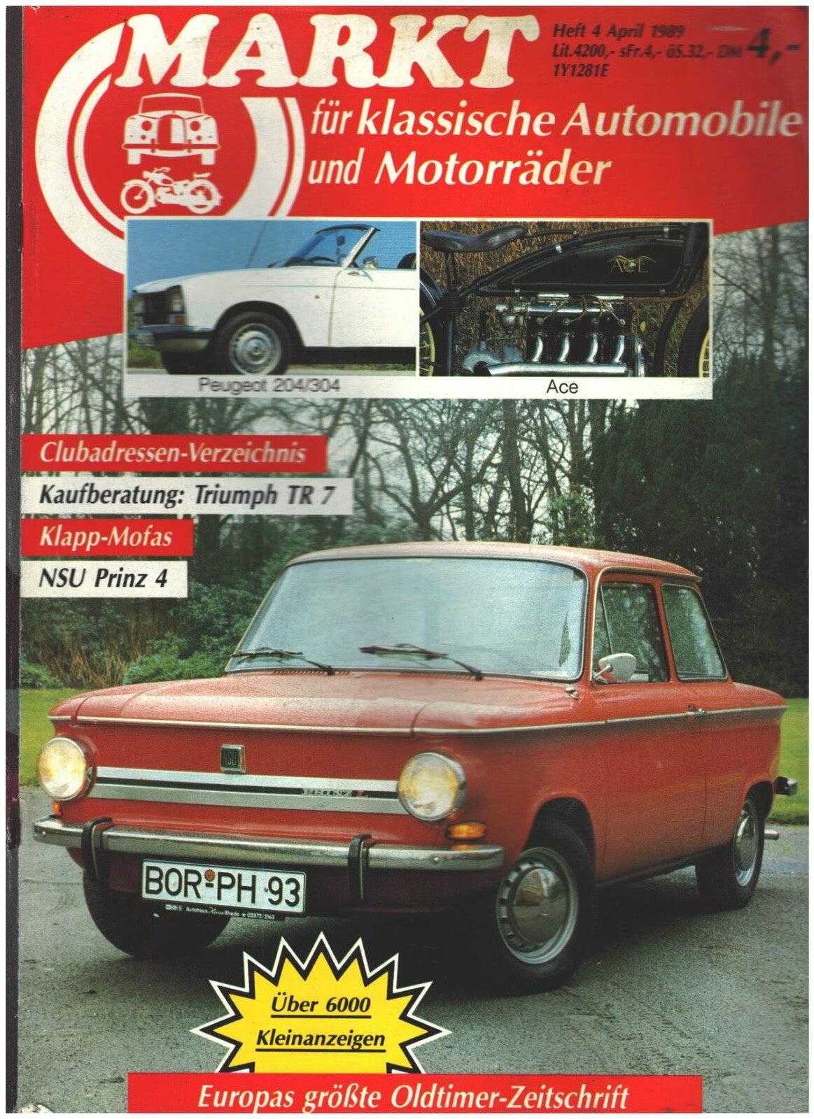 Oldtimer Markt Heft 4/1989