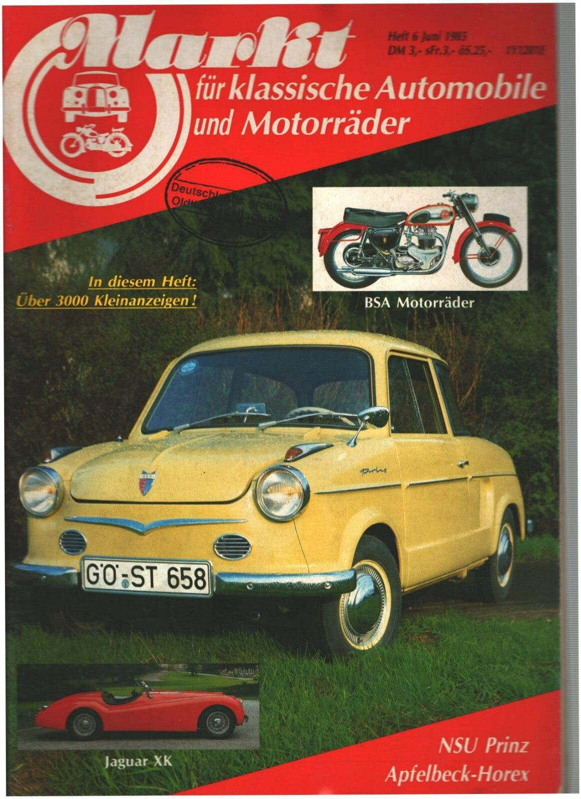Oldtimer Markt Heft 6 - 1985