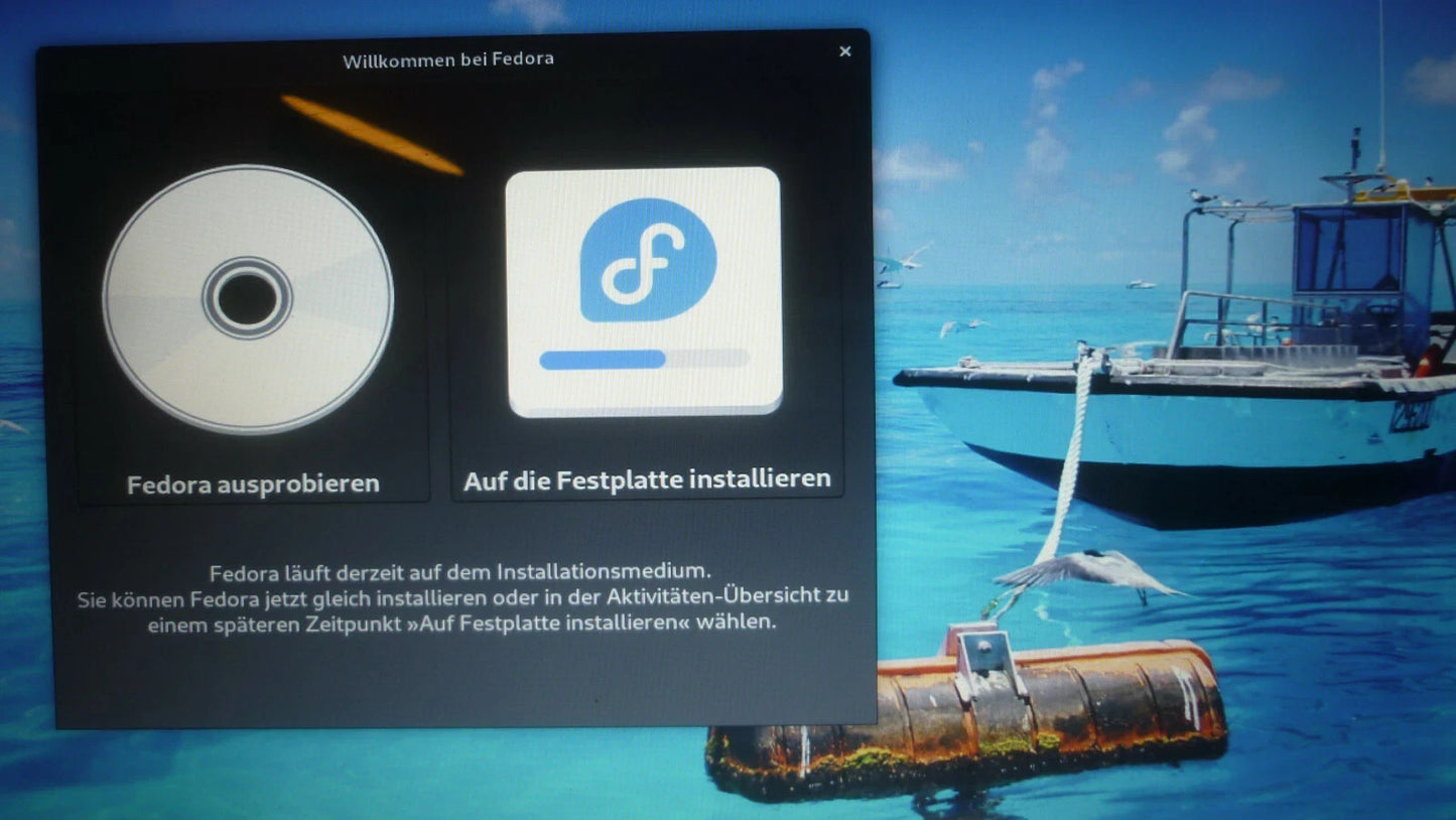Fedora Linux 43 Live DVD 2026, komplettes Betriebssystem 64 Bit